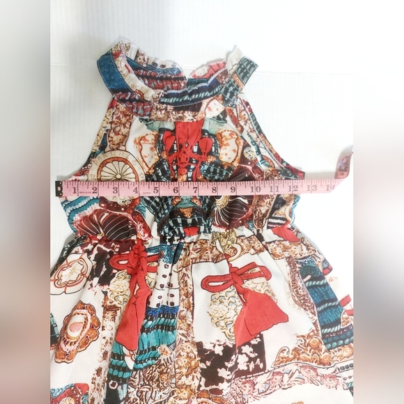 Lightweight Sleeveless Summer Dress Fun‎ Pattern Size 130 - Picture 5 of 7